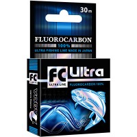 Леска AQUA FC Ultra Fluorocarbon 100 0.14mm 30m