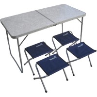 HELIOS Набор мебели  стол+4 табурета PR-HF10471-1
