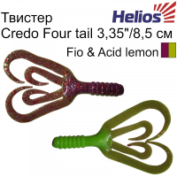 Твистер Helios Credo Four tail 3.35*/8.5 (HS-20-027-N)