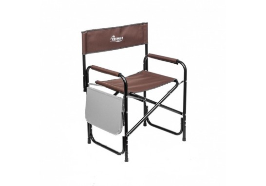 PREMIER Кресло директорское коричневое с откидным столиком (T-PR-95100Т-BN )