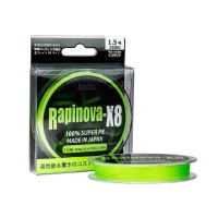 Леска плетенная Rapinova-X8 150m PE1.5/0.205m 16.9кг ярко зеленый