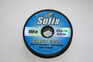 Леска Sufix Castn Catch x10 Clear 100m 0.30mm