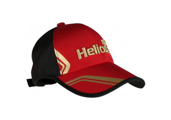 Бейсболка Helios черный/красный