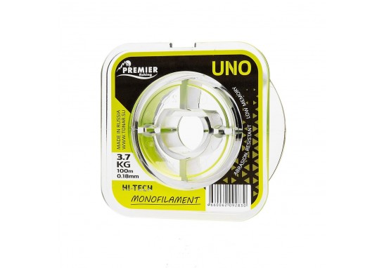 Леска Premier UNO 0.35mm/100m 11.1 kg F.Yellow Nylon fishing
