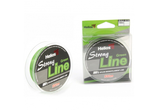 Леска Helios Strong Line Nylon Dark green 0.50mm/100