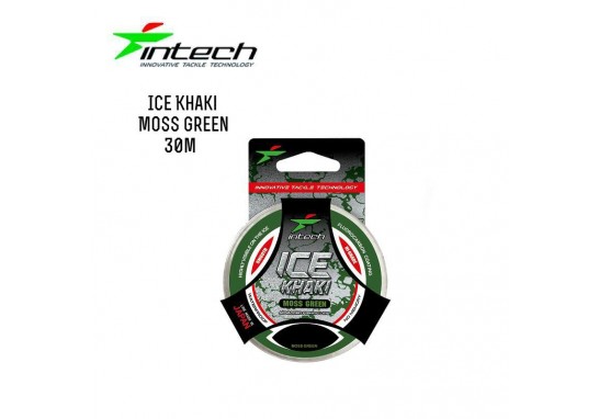 Леска зимняя Intech Ice Khaki (зеленая) 0,165 мм 50м