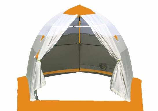 Палатка зима "Лотос 2" Оранжевый