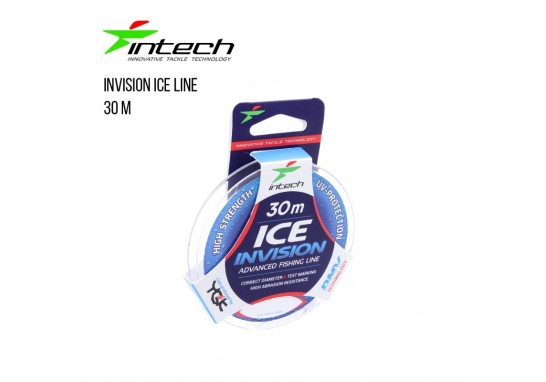 Леска зимняя Intech Invision Ice Line 0,033 мм 30 м