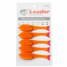 Рыбка поролоновая Leader 65mm/оранжевая