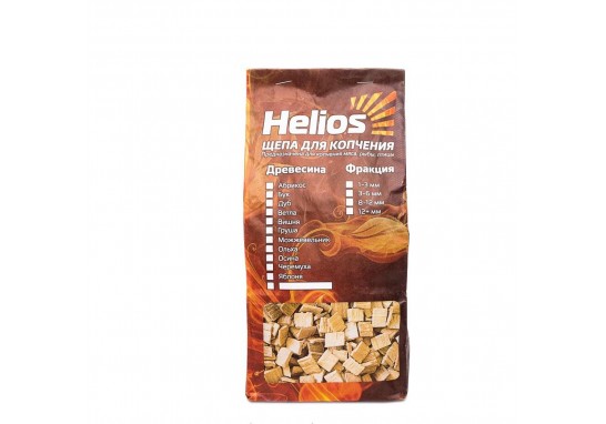 Щепа для копчения Helios (абрикос) 500г