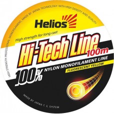 Леска Helios Hi-tech Line Nylon Fluorescent Yellow 100m (0.45mm-12.91kg)